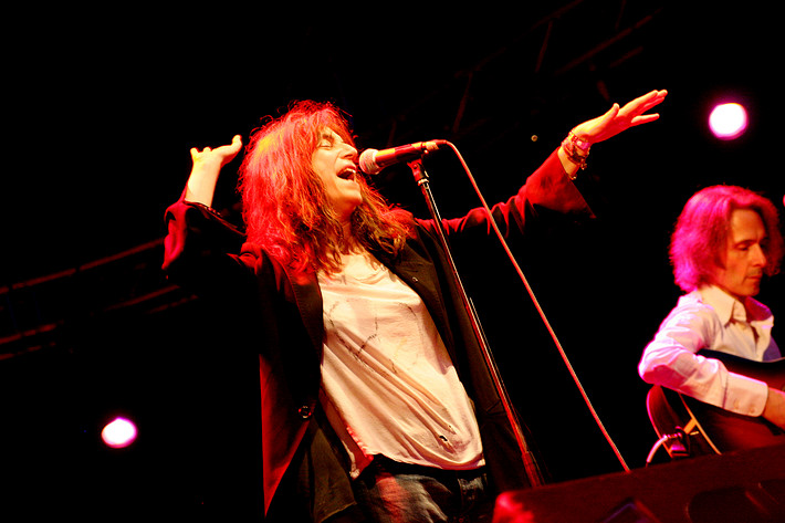 2006-07-07 - Patti Smith från Peace & Love, Borlänge
