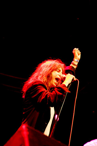 2006-07-07 - Patti Smith från Peace & Love, Borlänge