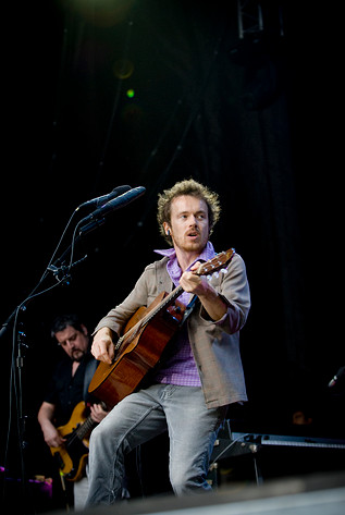2007-06-28 - Damien Rice från Peace & Love, Borlänge
