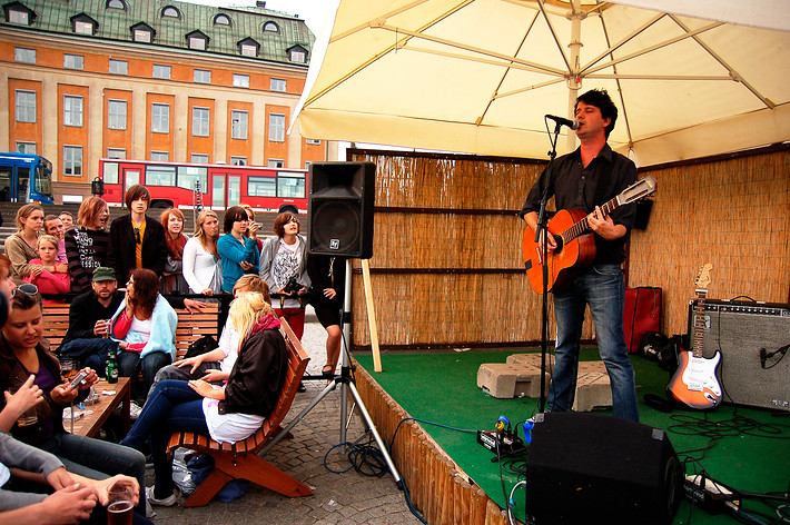2007-07-03 - Lasse Lindh från Debaser Slussen, Stockholm