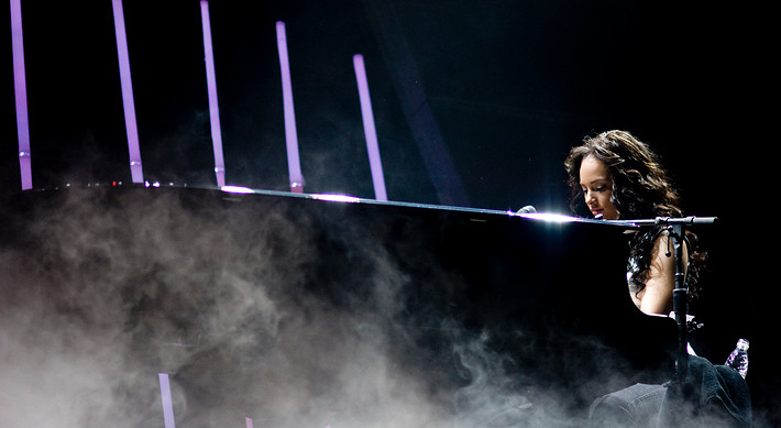 2008-03-07 - Alicia Keys från Hovet, Stockholm