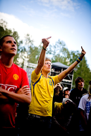 2008-06-14 - EM Sverige - Spanien  från Hultsfredsfestivalen, Hultsfred