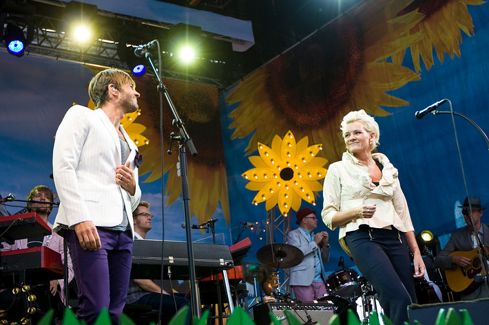 2008-07-27 - Eva Dahlgren & Peter Jöback från Skansen, Stockholm