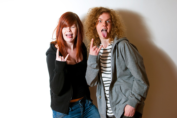 2009-04-11 - Rockfotostudion från Idrottshallen, Vänersborg