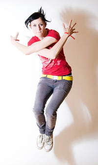 2009-04-11 - Rockfotostudion från Idrottshallen, Vänersborg