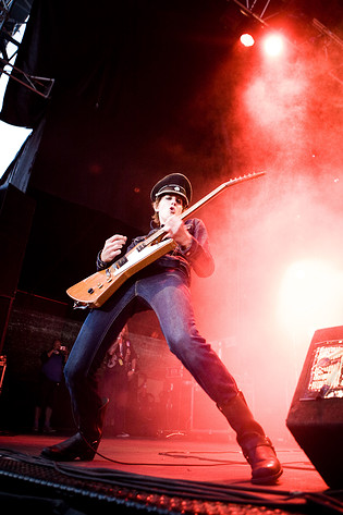 2009-06-26 - Turbonegro från Peace & Love, Borlänge