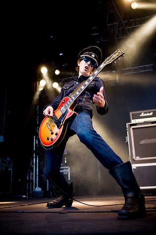 2009-06-26 - Turbonegro från Peace & Love, Borlänge