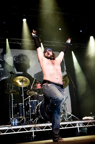 2009-06-26 - Turbonegro från Peace & Love, Borlänge