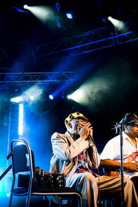 2009-06-27 - Mojo Buford & Jimi Smith från Peace & Love, Borlänge
