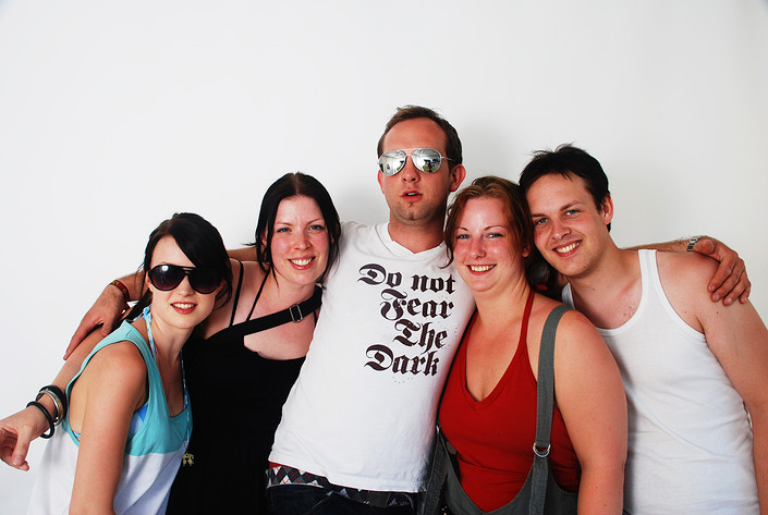 2009-06-27 - Rockfotostudion från Peace & Love, Borlänge
