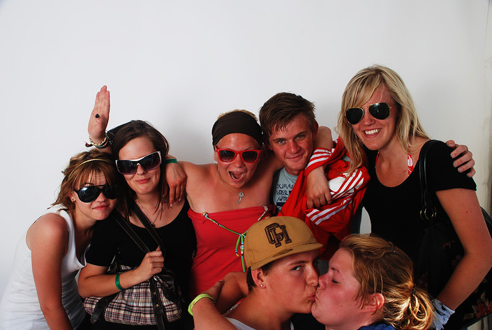 2009-06-27 - Rockfotostudion från Peace & Love, Borlänge