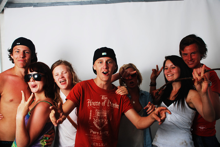 2009-06-27 - Rockfotostudion från Peace & Love, Borlänge