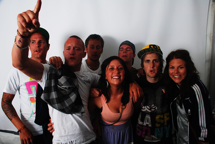 2009-06-27 - Rockfotostudion från Peace & Love, Borlänge