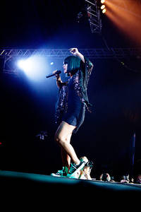 2009-07-04 - Lily Allen från Roskildefestivalen, Roskilde