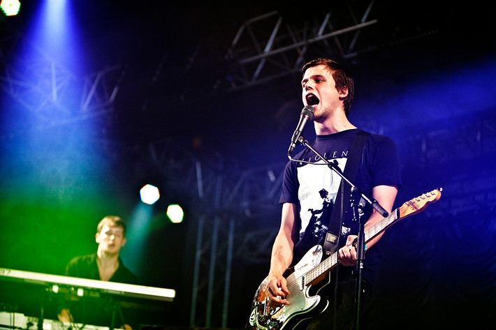 2009-07-05 - White Lies från Roskildefestivalen, Roskilde