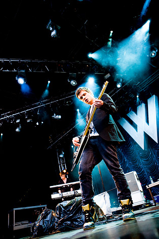 2009-07-09 - White Lies från Hultsfredsfestivalen, Hultsfred
