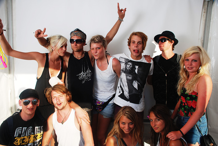 2009-06-26 - Rockfotostudion från Peace & Love, Borlänge