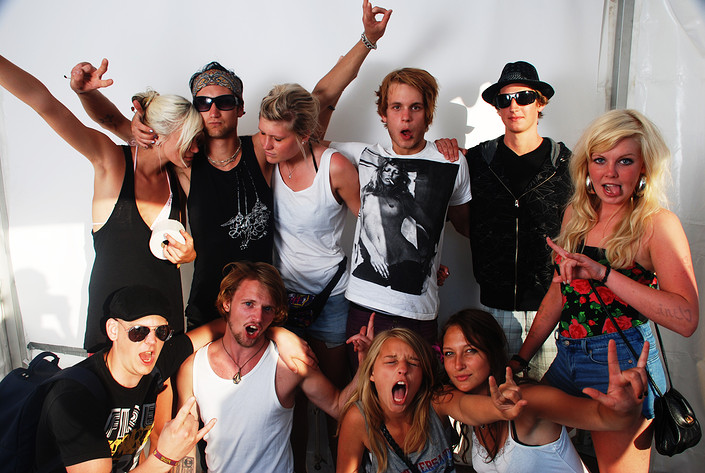 2009-06-26 - Rockfotostudion från Peace & Love, Borlänge