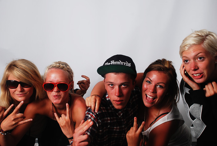 2009-06-26 - Rockfotostudion från Peace & Love, Borlänge