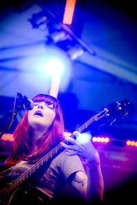 2009-08-14 - Vivian Girls från Way Out West, Göteborg