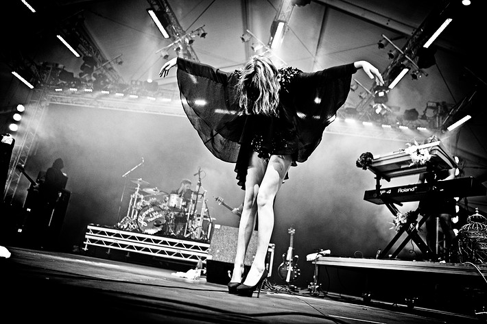 2009-08-14 - Florence + The Machine från Way Out West, Göteborg