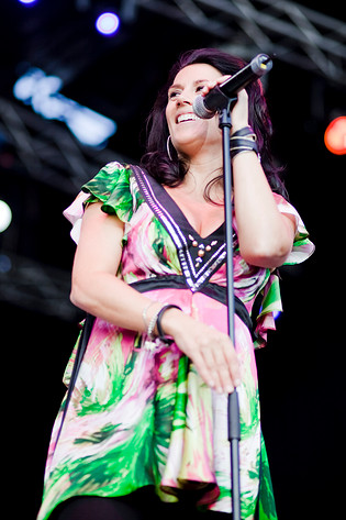 2009-08-14 - Jill Johnson från Sundbyholms Travbana, Eskilstuna