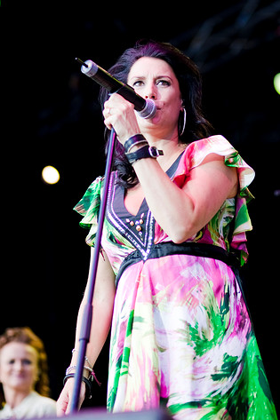 2009-08-14 - Jill Johnson från Sundbyholms Travbana, Eskilstuna