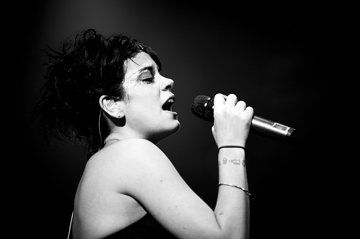2009-08-15 - Lily Allen från Way Out West, Göteborg