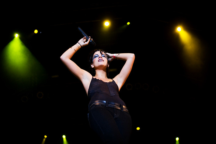 2009-08-15 - Lily Allen från Way Out West, Göteborg
