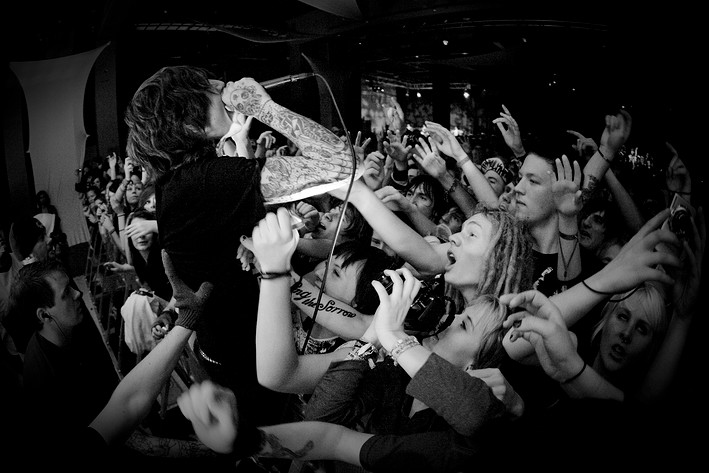2009-10-17 - Bring Me The Horizon från Brew House, Göteborg