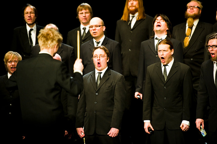 2010-02-10 - Mieskuoro Huutajat från Södra Teatern, Stockholm