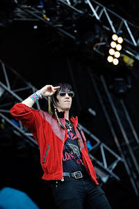 2010-06-30 - Julian Casablancas från Peace & Love, Borlänge