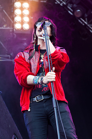 2010-06-30 - Julian Casablancas från Peace & Love, Borlänge