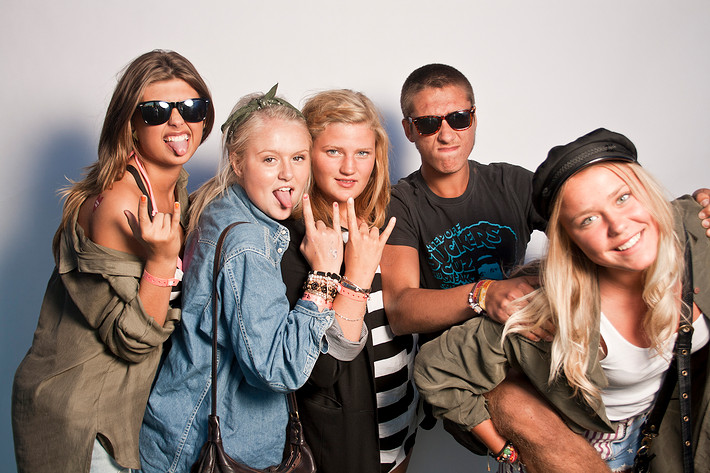 2010-07-01 - Rockfotostudion från Peace & Love, Borlänge