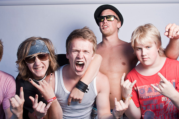 2010-07-01 - Rockfotostudion från Peace & Love, Borlänge