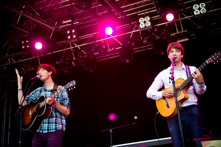 2010-07-02 - Kings of Convenience från Peace & Love, Borlänge