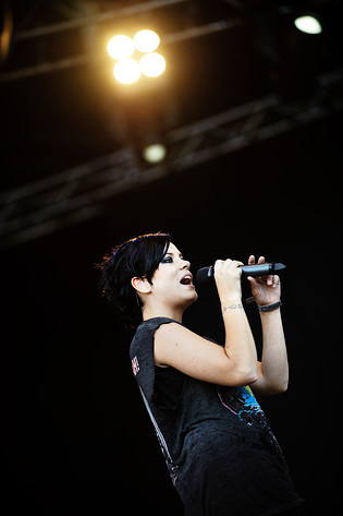 2010-07-02 - Lily Allen från Peace & Love, Borlänge
