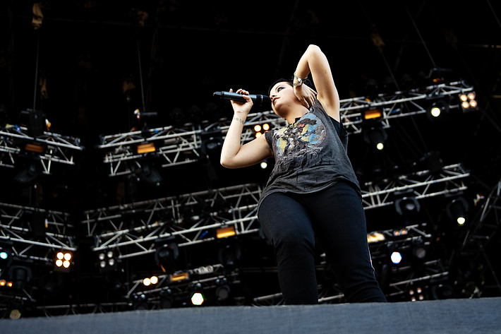 2010-07-02 - Lily Allen från Peace & Love, Borlänge