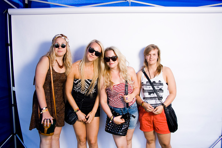 2010-07-02 - Rockfotostudion från Peace & Love, Borlänge