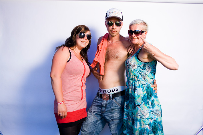 2010-07-02 - Rockfotostudion från Peace & Love, Borlänge