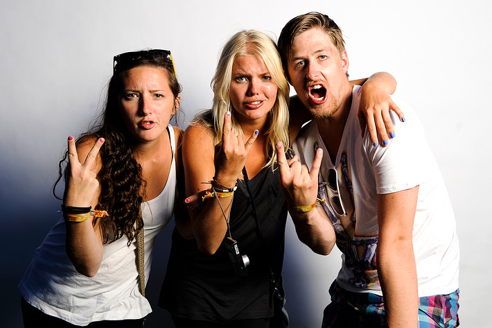 2010-07-02 - Rockfotostudion från Peace & Love, Borlänge