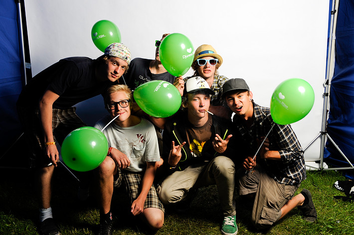 2010-07-02 - Rockfotostudion från Peace & Love, Borlänge