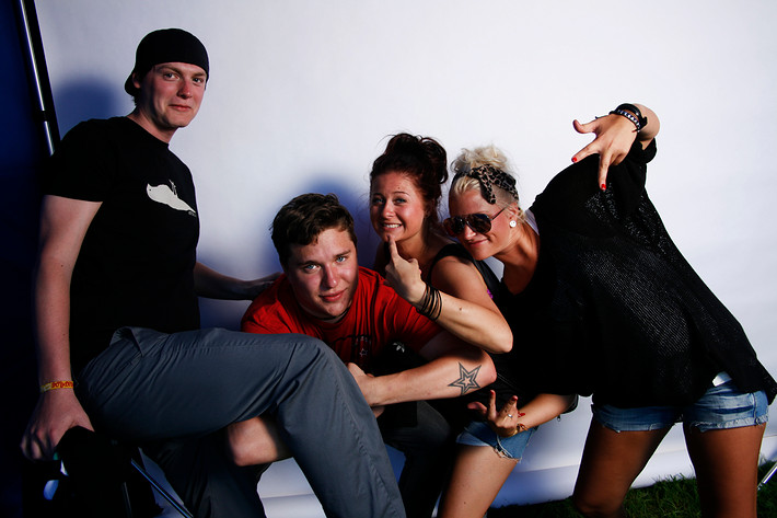 2010-07-02 - Rockfotostudion från Peace & Love, Borlänge