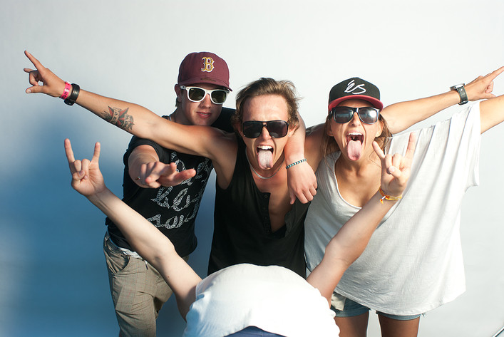 2010-07-02 - Rockfotostudion från Peace & Love, Borlänge
