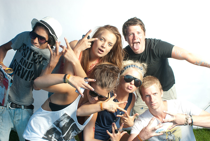 2010-07-02 - Rockfotostudion från Peace & Love, Borlänge