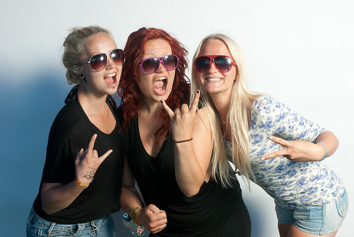 2010-07-02 - Rockfotostudion från Peace & Love, Borlänge