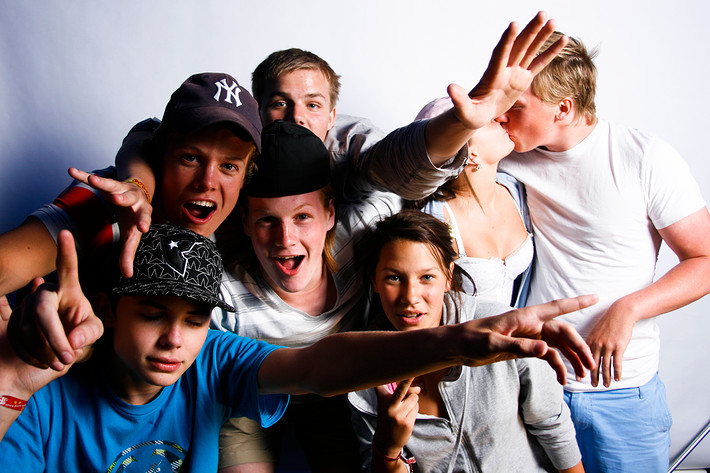2010-07-02 - Rockfotostudion från Peace & Love, Borlänge