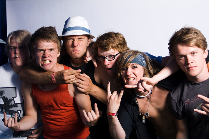 2010-07-03 - Rockfotostudion från Peace & Love, Borlänge