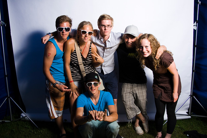 2010-07-03 - Rockfotostudion från Peace & Love, Borlänge