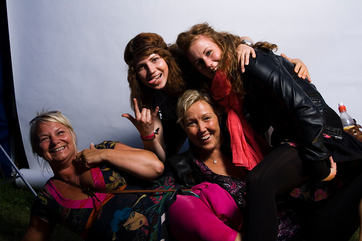 2010-07-03 - Rockfotostudion från Peace & Love, Borlänge